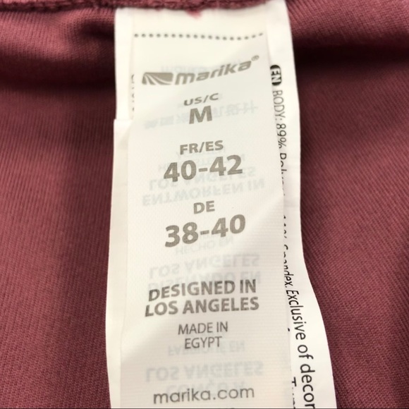 Marika 22” Crushed Berry Adele Capri Leggings - Picture 5 of 6